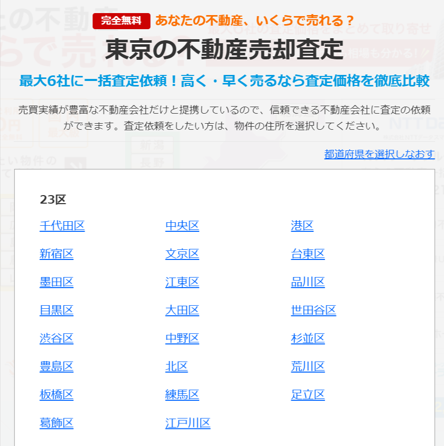 不動産の所在地